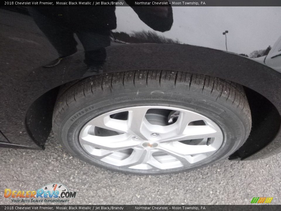 2018 Chevrolet Volt Premier Mosaic Black Metallic / Jet Black/Brandy Photo #9