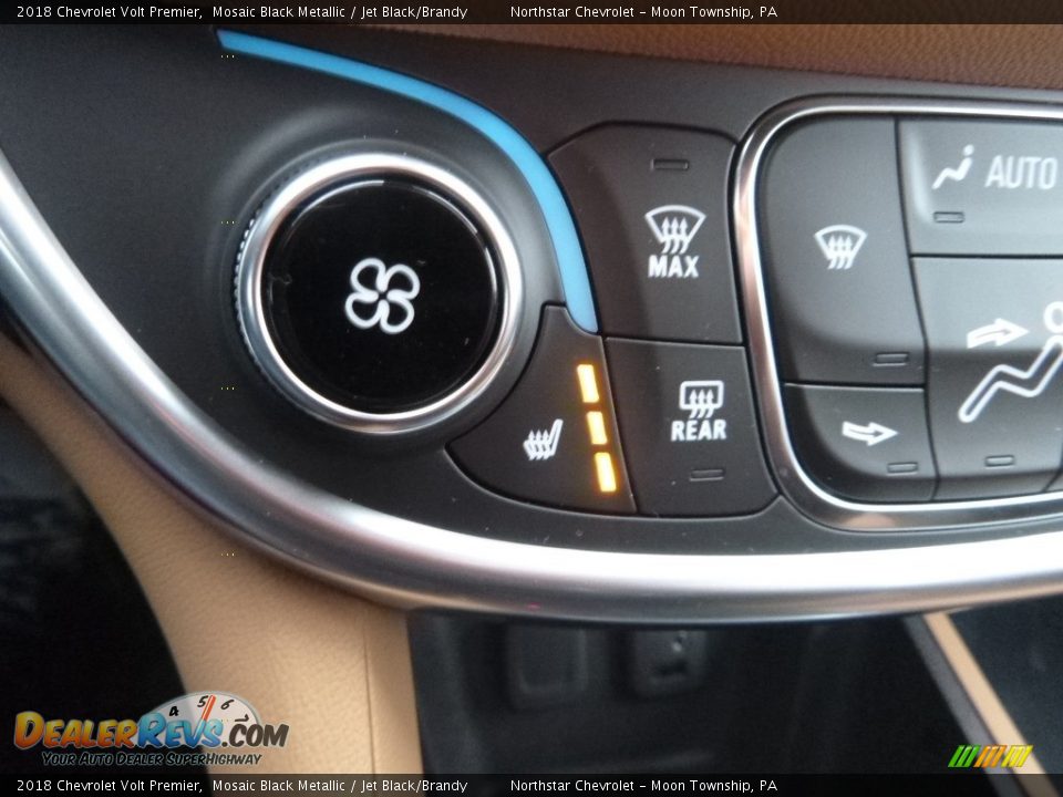 2018 Chevrolet Volt Premier Mosaic Black Metallic / Jet Black/Brandy Photo #20