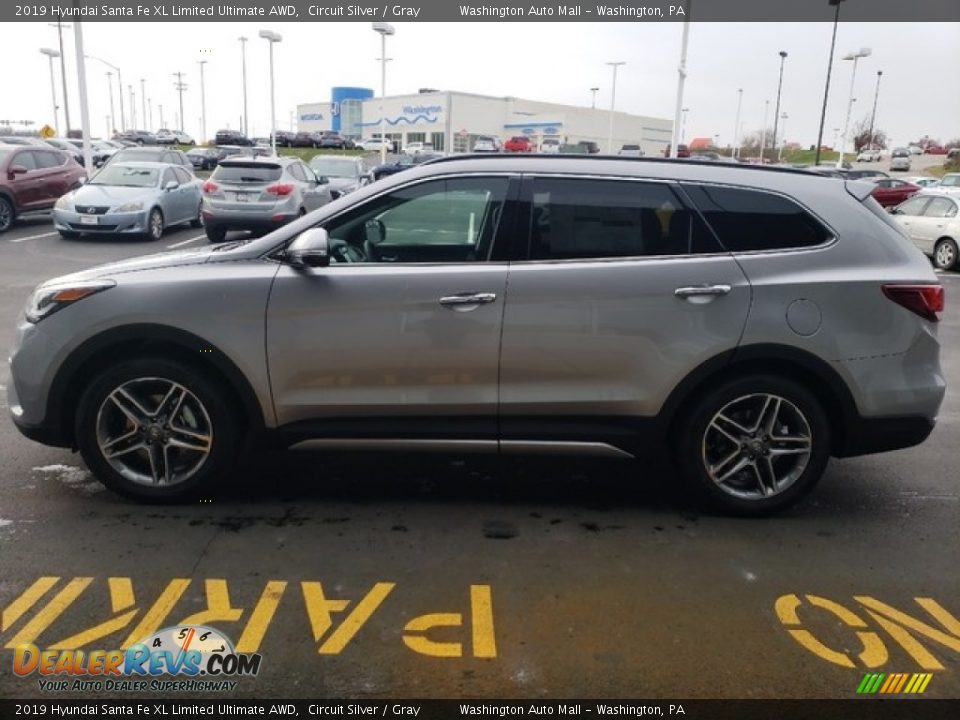 2019 Hyundai Santa Fe XL Limited Ultimate AWD Circuit Silver / Gray Photo #4