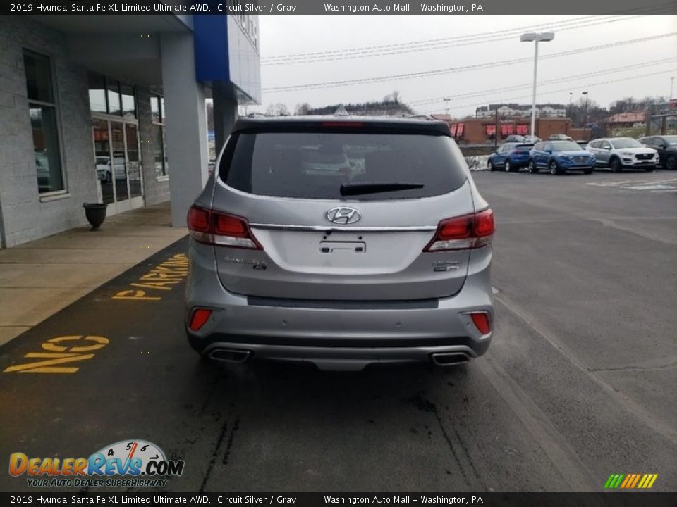 2019 Hyundai Santa Fe XL Limited Ultimate AWD Circuit Silver / Gray Photo #6