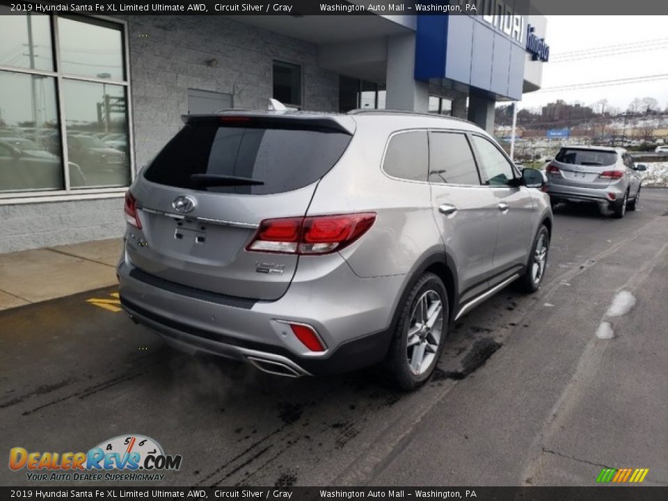 2019 Hyundai Santa Fe XL Limited Ultimate AWD Circuit Silver / Gray Photo #7