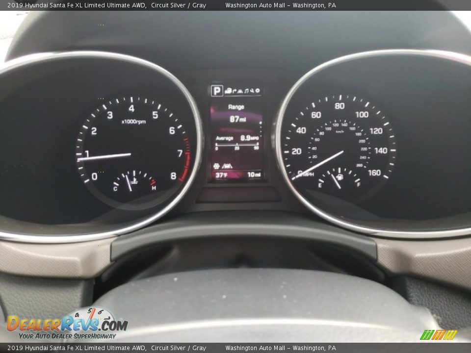 2019 Hyundai Santa Fe XL Limited Ultimate AWD Circuit Silver / Gray Photo #22