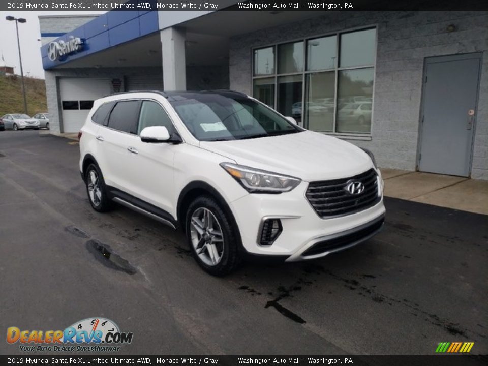 2019 Hyundai Santa Fe XL Limited Ultimate AWD Monaco White / Gray Photo #1