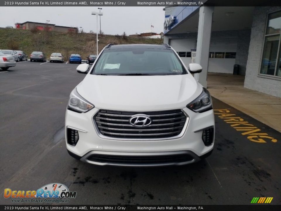 2019 Hyundai Santa Fe XL Limited Ultimate AWD Monaco White / Gray Photo #2