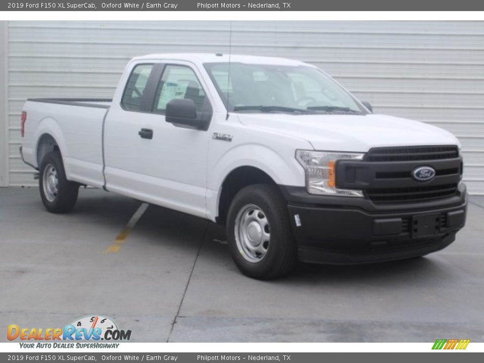 2019 Ford F150 XL SuperCab Oxford White / Earth Gray Photo #2