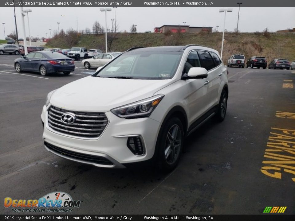 2019 Hyundai Santa Fe XL Limited Ultimate AWD Monaco White / Gray Photo #3