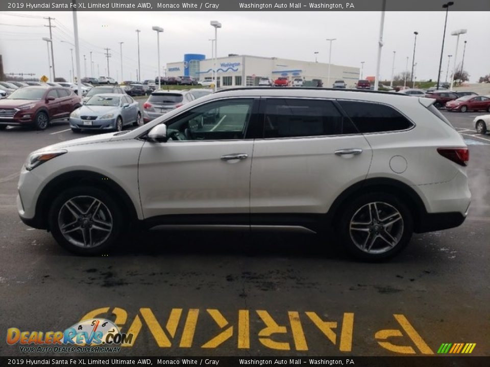 2019 Hyundai Santa Fe XL Limited Ultimate AWD Monaco White / Gray Photo #4