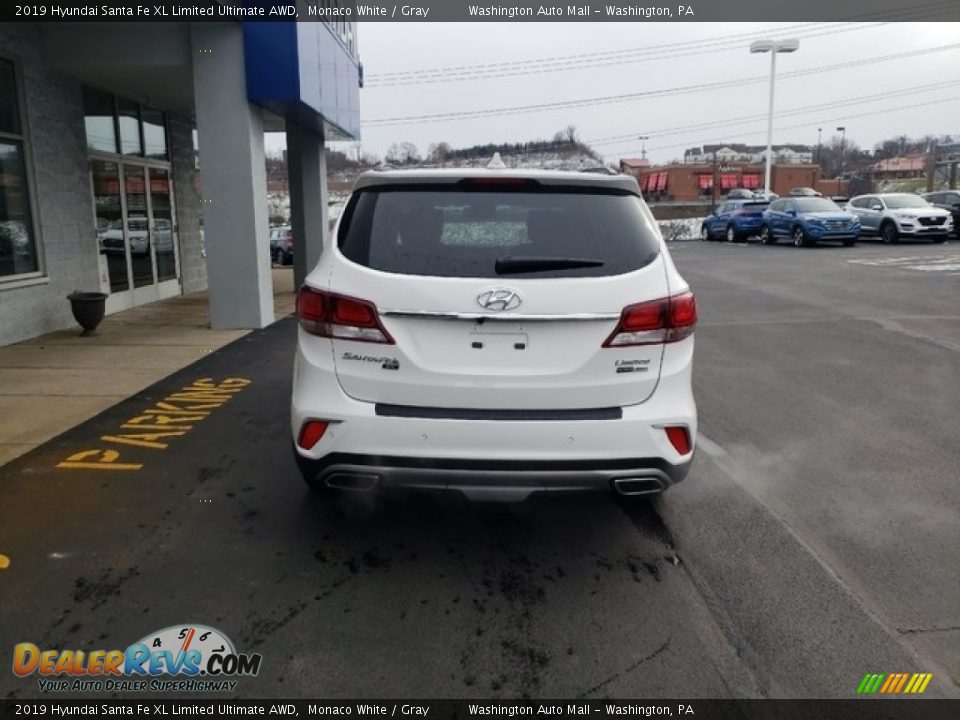 2019 Hyundai Santa Fe XL Limited Ultimate AWD Monaco White / Gray Photo #6