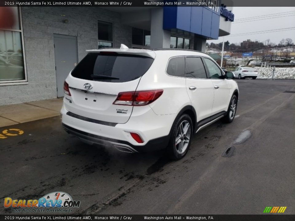 2019 Hyundai Santa Fe XL Limited Ultimate AWD Monaco White / Gray Photo #7