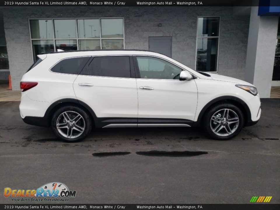 2019 Hyundai Santa Fe XL Limited Ultimate AWD Monaco White / Gray Photo #9