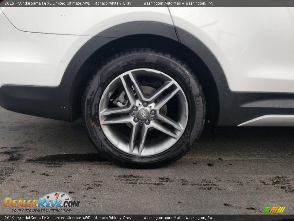 2019 Hyundai Santa Fe XL Limited Ultimate AWD Monaco White / Gray Photo #10