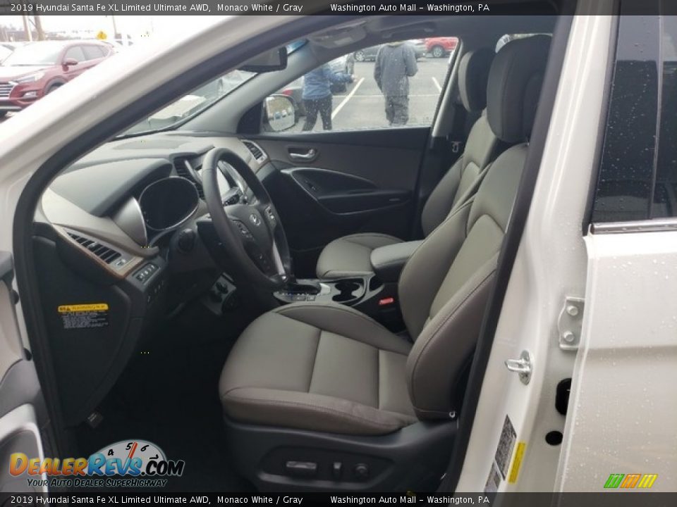 2019 Hyundai Santa Fe XL Limited Ultimate AWD Monaco White / Gray Photo #15