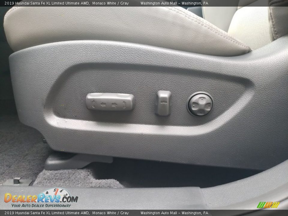 2019 Hyundai Santa Fe XL Limited Ultimate AWD Monaco White / Gray Photo #18