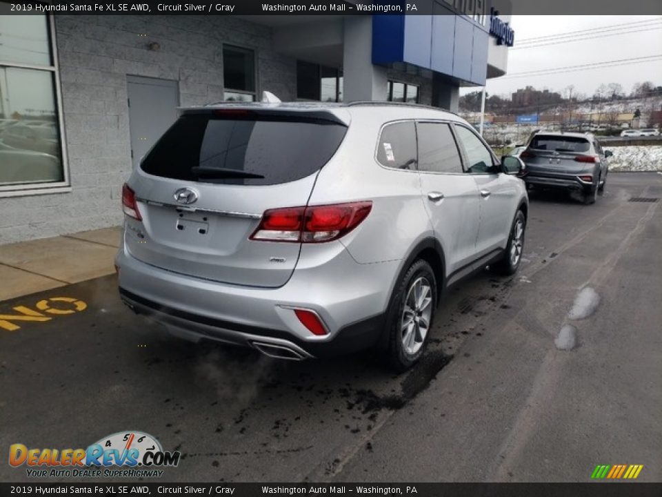 2019 Hyundai Santa Fe XL SE AWD Circuit Silver / Gray Photo #7