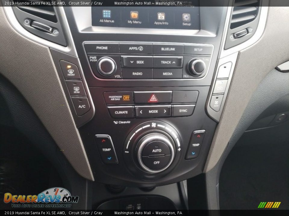 2019 Hyundai Santa Fe XL SE AWD Circuit Silver / Gray Photo #24