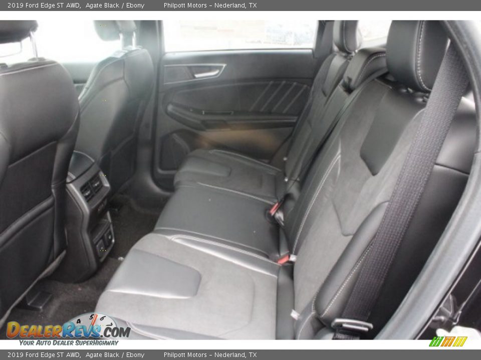 Rear Seat of 2019 Ford Edge ST AWD Photo #18