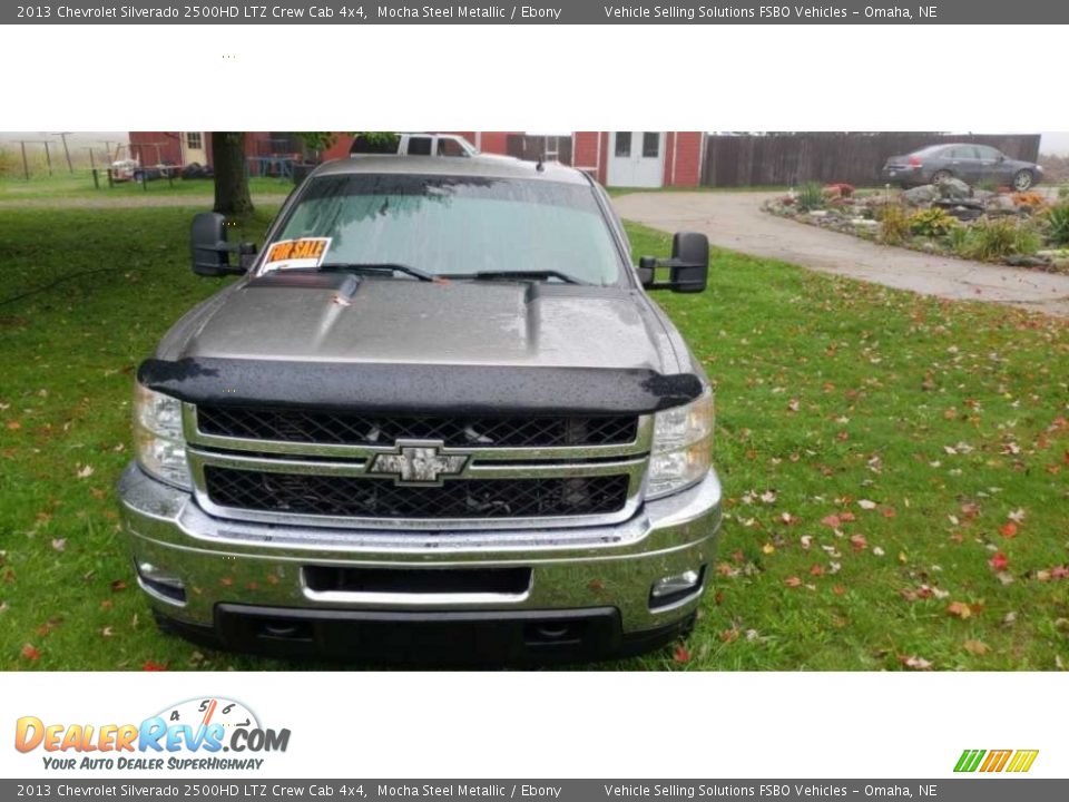 2013 Chevrolet Silverado 2500HD LTZ Crew Cab 4x4 Mocha Steel Metallic / Ebony Photo #11