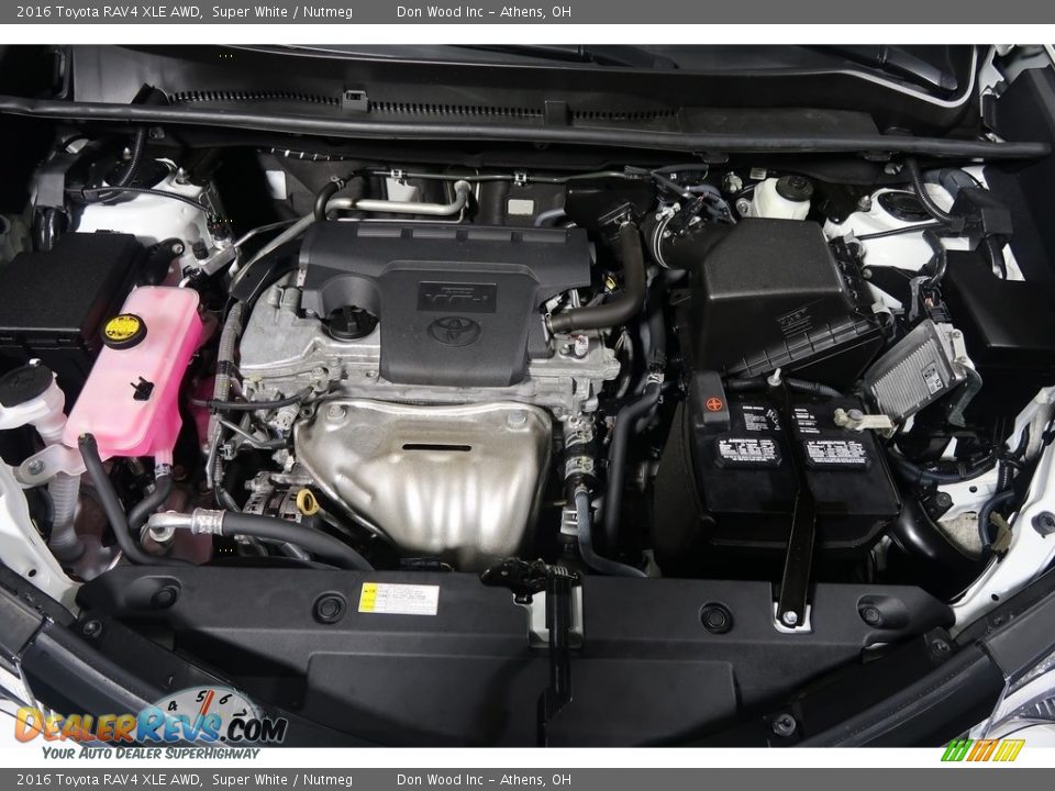 2016 Toyota RAV4 XLE AWD Super White / Nutmeg Photo #36