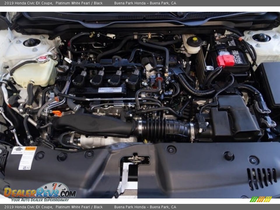2019 Honda Civic EX Coupe 1.5 Liter Turbocharged DOHC 16-Valve i-VTEC 4 Cylinder Engine Photo #10