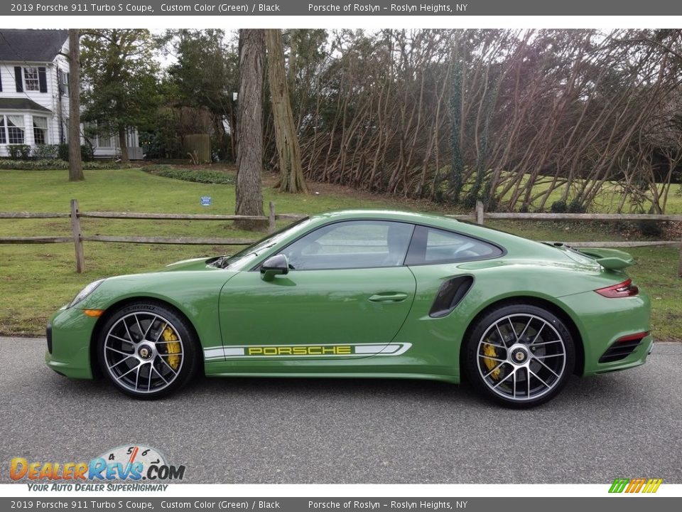Custom Color (Green) 2019 Porsche 911 Turbo S Coupe Photo #7