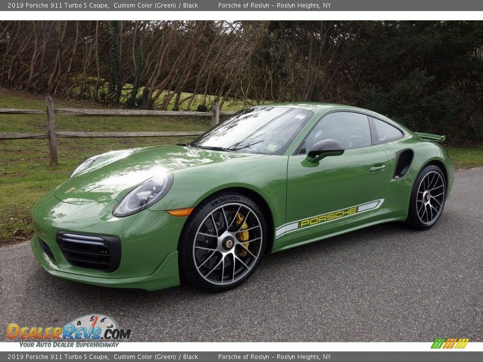 Custom Color (Green) 2019 Porsche 911 Turbo S Coupe Photo #8