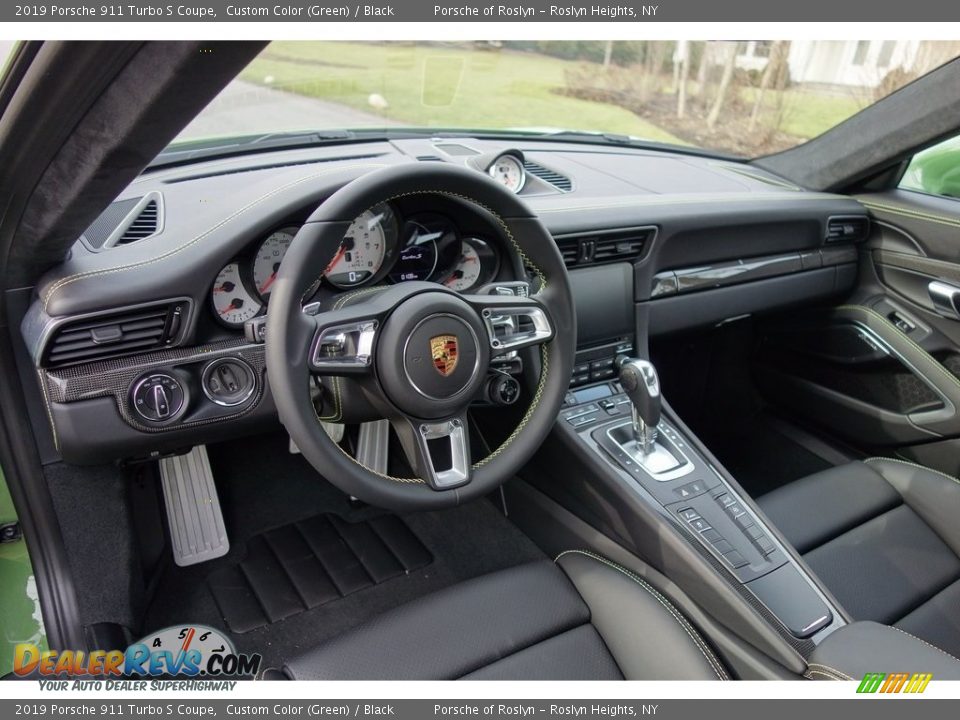 Black Interior - 2019 Porsche 911 Turbo S Coupe Photo #25