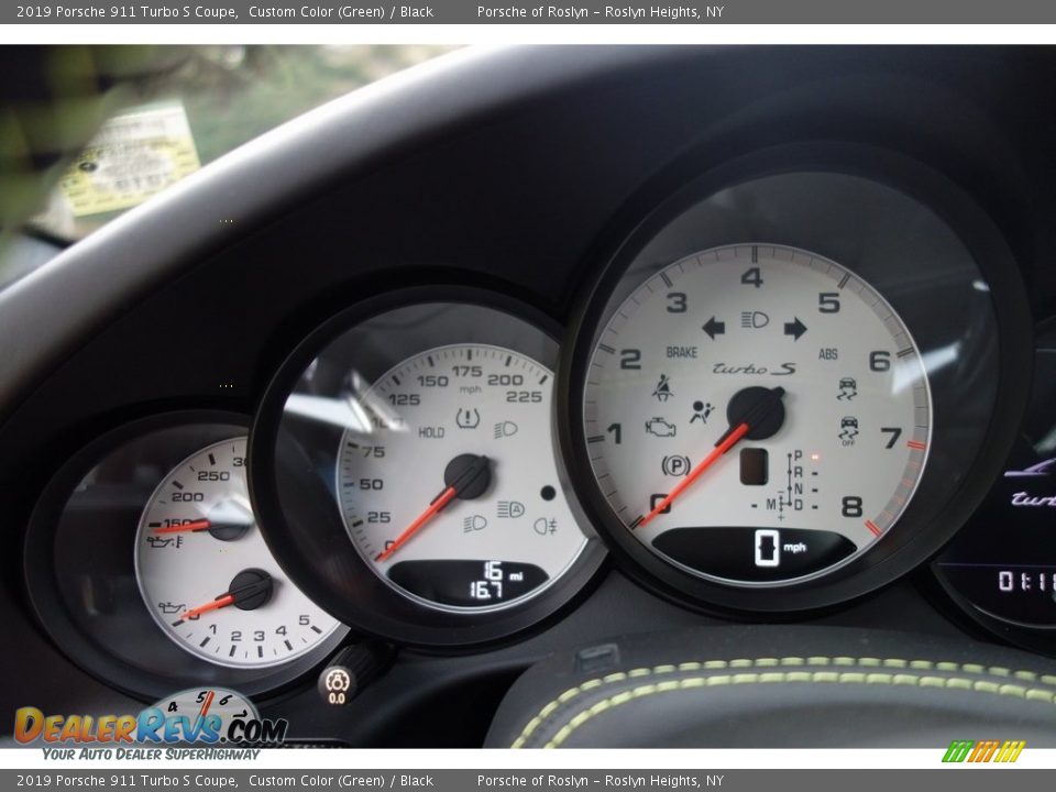 2019 Porsche 911 Turbo S Coupe Gauges Photo #26