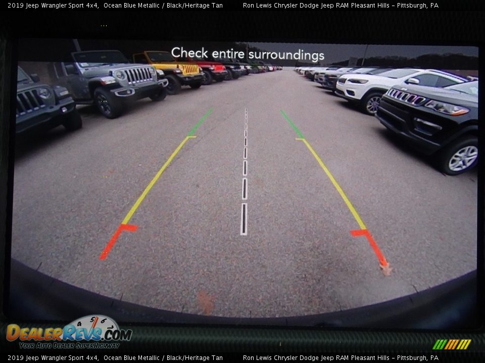 2019 Jeep Wrangler Sport 4x4 Ocean Blue Metallic / Black/Heritage Tan Photo #17