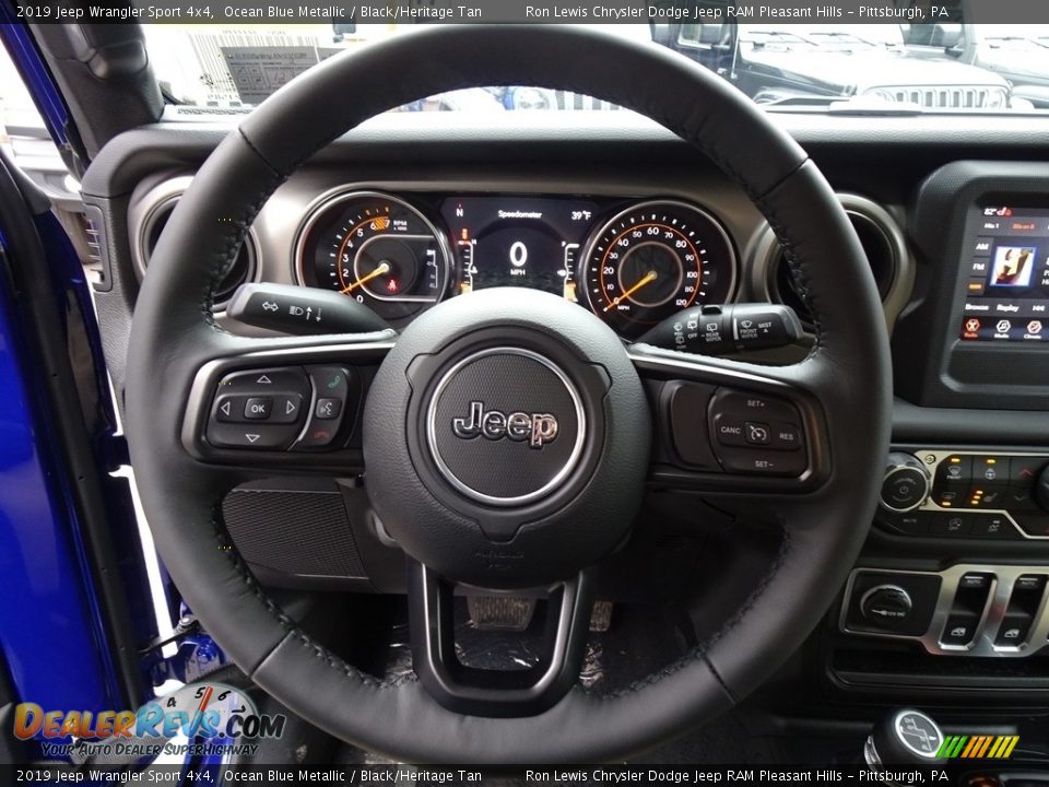 2019 Jeep Wrangler Sport 4x4 Steering Wheel Photo #19