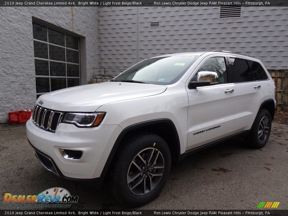 2019 Jeep Grand Cherokee Limited 4x4 Bright White / Light Frost Beige/Black Photo #1