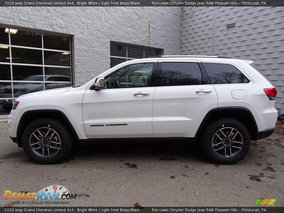 2019 Jeep Grand Cherokee Limited 4x4 Bright White / Light Frost Beige/Black Photo #2