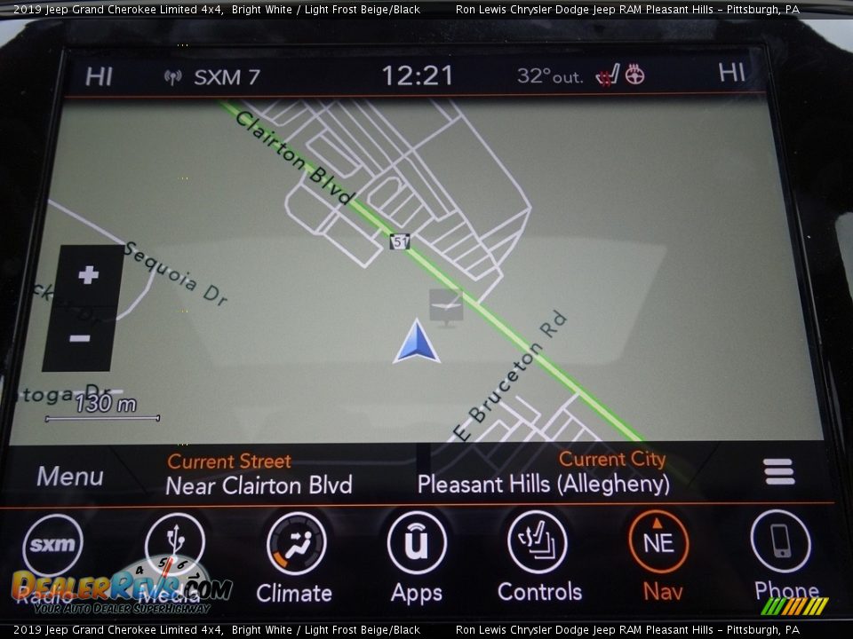 2019 Jeep Grand Cherokee Limited 4x4 Bright White / Light Frost Beige/Black Photo #17