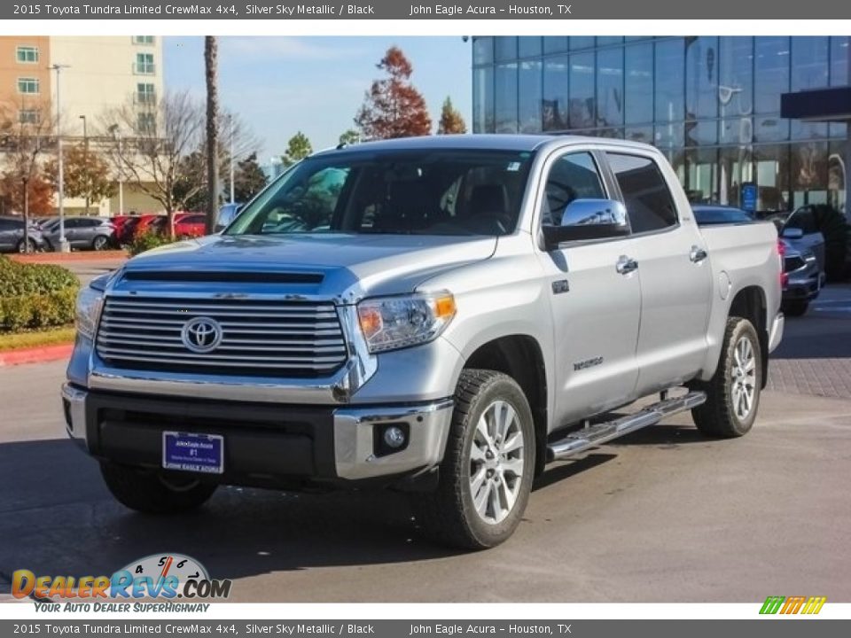 2015 Toyota Tundra Limited CrewMax 4x4 Silver Sky Metallic / Black Photo #3