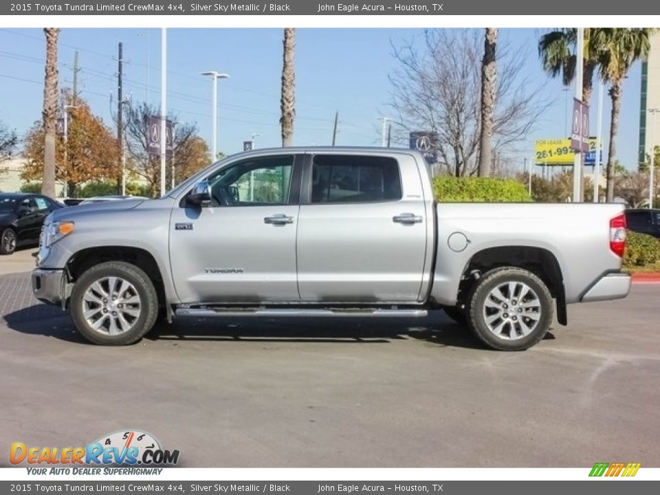 2015 Toyota Tundra Limited CrewMax 4x4 Silver Sky Metallic / Black Photo #4