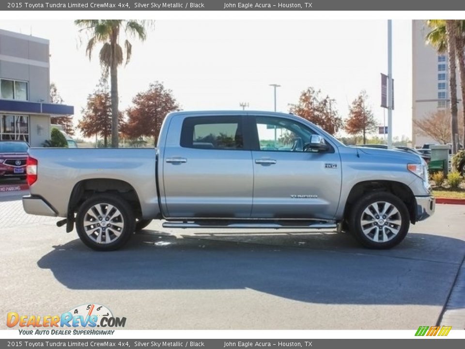 2015 Toyota Tundra Limited CrewMax 4x4 Silver Sky Metallic / Black Photo #8
