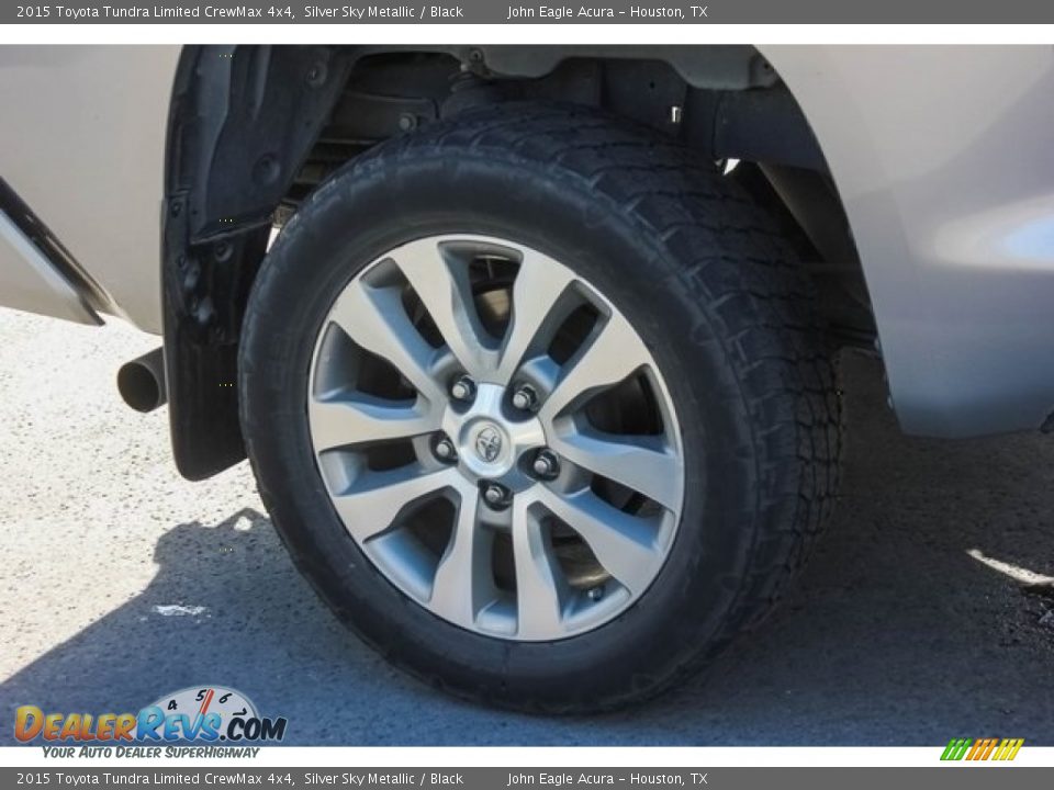 2015 Toyota Tundra Limited CrewMax 4x4 Silver Sky Metallic / Black Photo #10