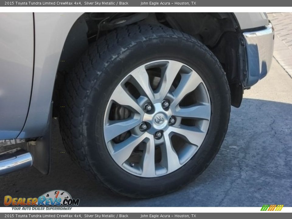 2015 Toyota Tundra Limited CrewMax 4x4 Silver Sky Metallic / Black Photo #11