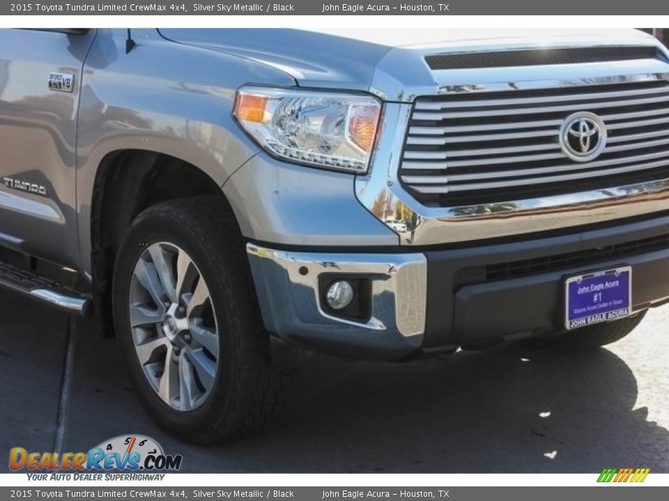 2015 Toyota Tundra Limited CrewMax 4x4 Silver Sky Metallic / Black Photo #12