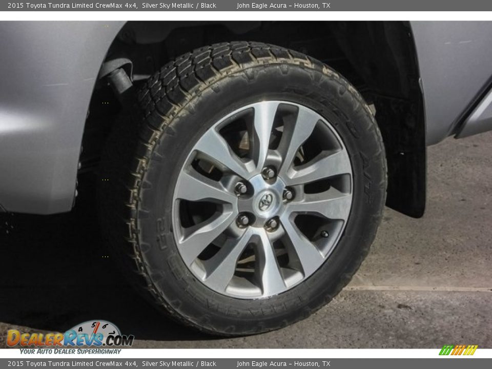 2015 Toyota Tundra Limited CrewMax 4x4 Silver Sky Metallic / Black Photo #13