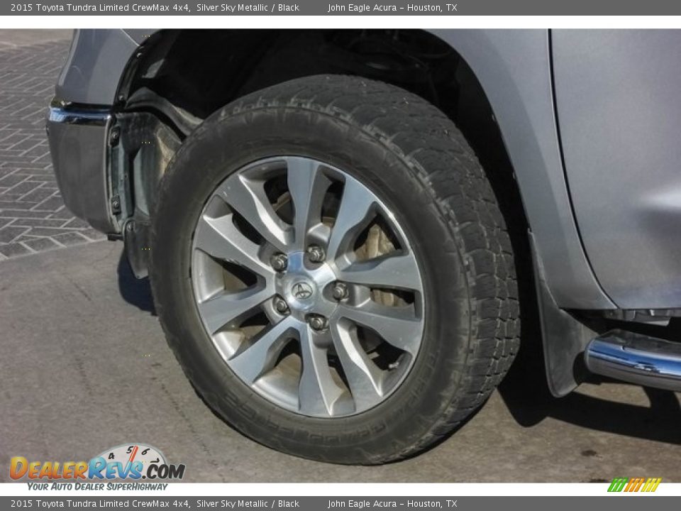 2015 Toyota Tundra Limited CrewMax 4x4 Silver Sky Metallic / Black Photo #14