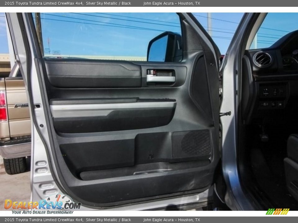 2015 Toyota Tundra Limited CrewMax 4x4 Silver Sky Metallic / Black Photo #17