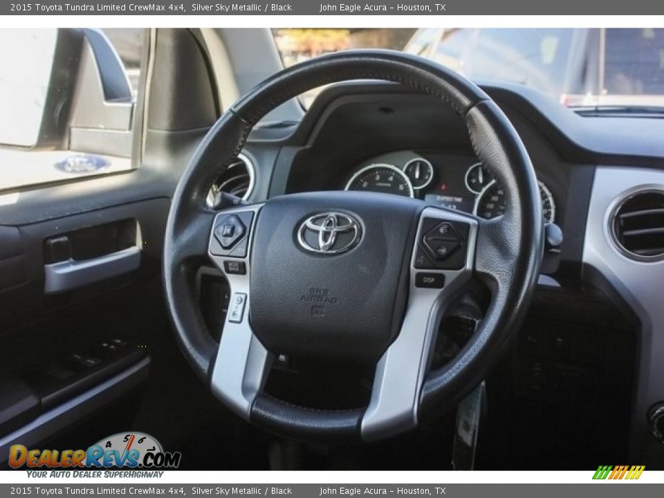 2015 Toyota Tundra Limited CrewMax 4x4 Silver Sky Metallic / Black Photo #27