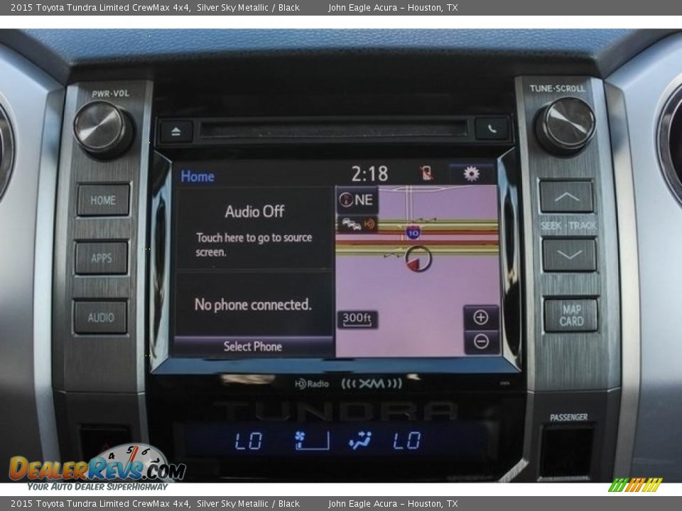 2015 Toyota Tundra Limited CrewMax 4x4 Silver Sky Metallic / Black Photo #28