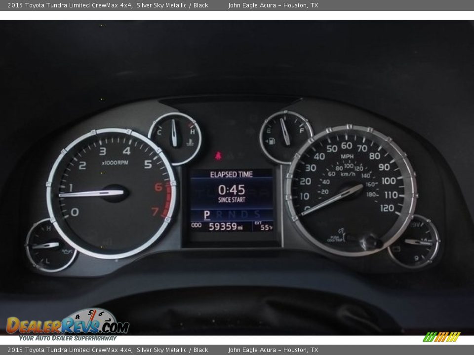 2015 Toyota Tundra Limited CrewMax 4x4 Silver Sky Metallic / Black Photo #33