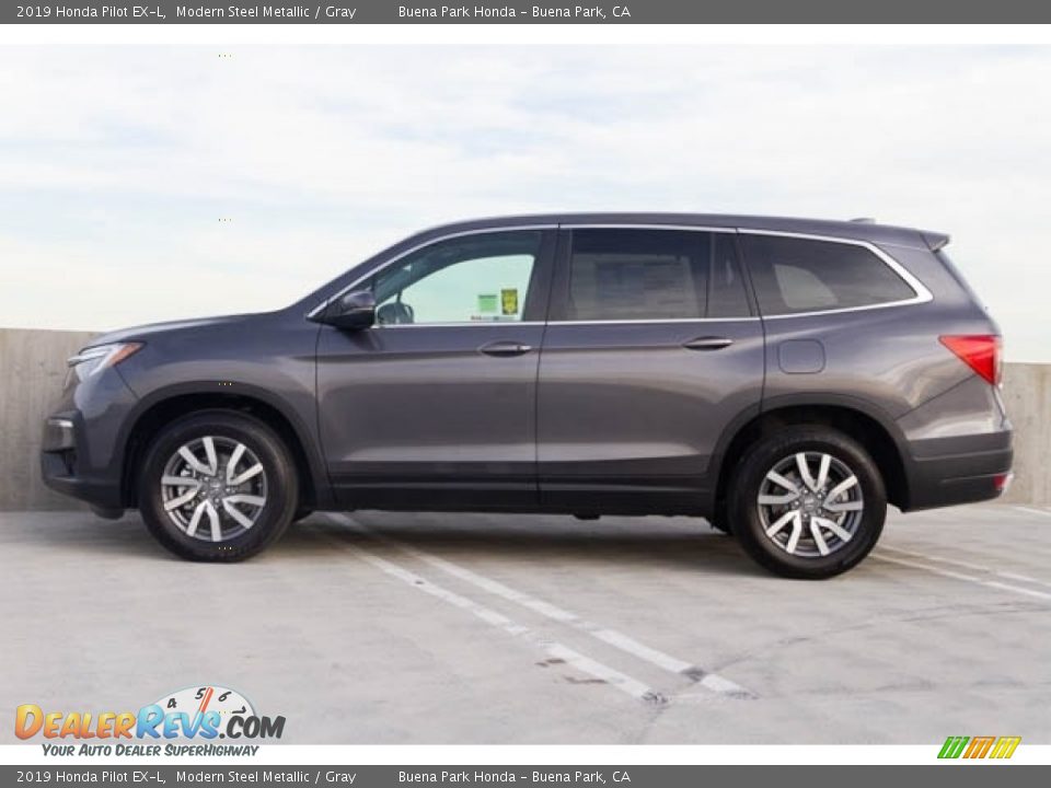 Modern Steel Metallic 2019 Honda Pilot EX-L Photo #5