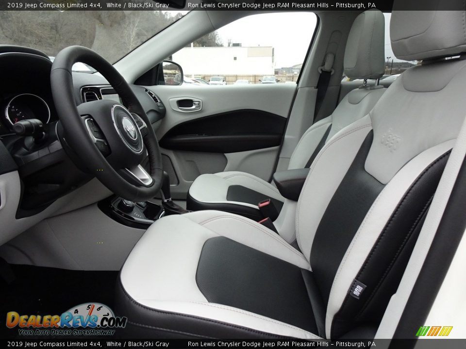2019 Jeep Compass Limited 4x4 White / Black/Ski Gray Photo #10