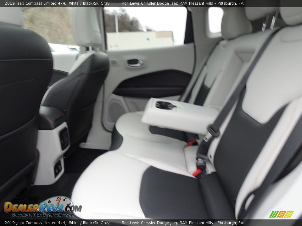 2019 Jeep Compass Limited 4x4 White / Black/Ski Gray Photo #11