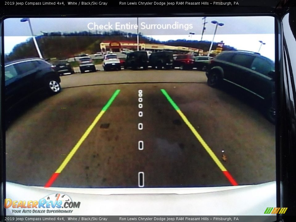 2019 Jeep Compass Limited 4x4 White / Black/Ski Gray Photo #19