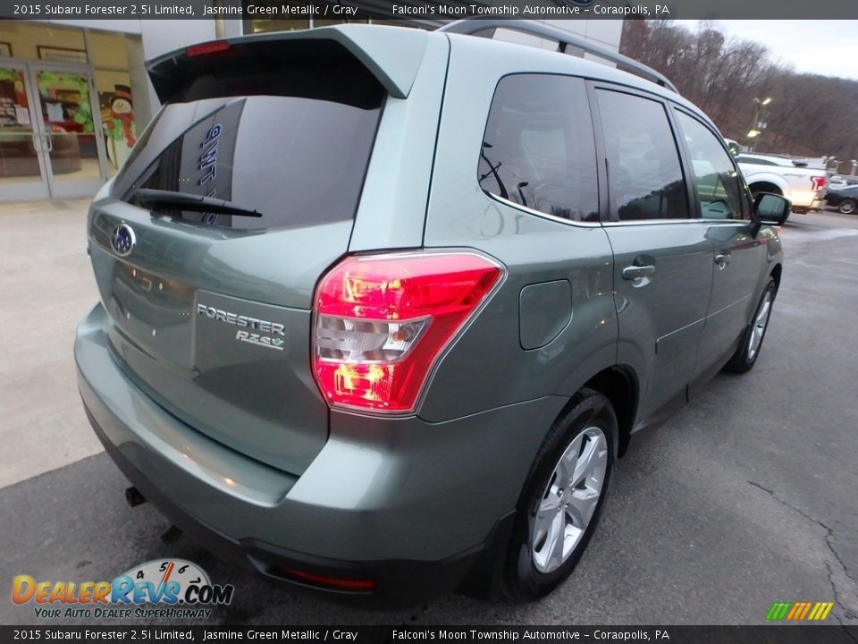 2015 Subaru Forester 2.5i Limited Jasmine Green Metallic / Gray Photo #2