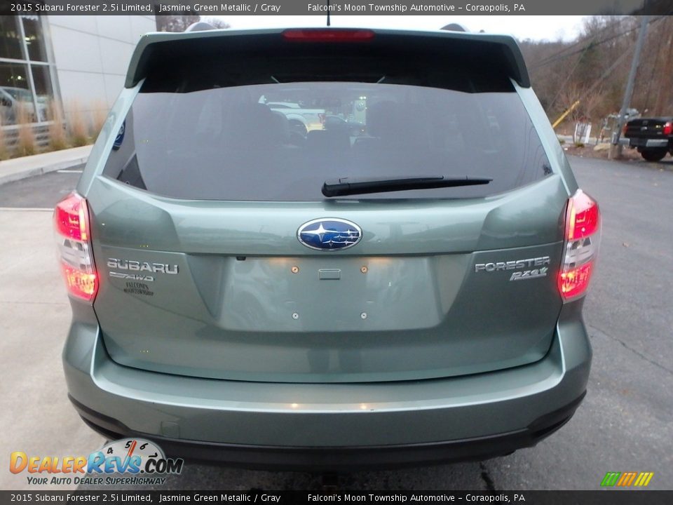 2015 Subaru Forester 2.5i Limited Jasmine Green Metallic / Gray Photo #3